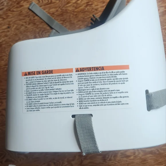 Oxo Tot Boost Gray Baby Seat with Straps - Picture 6 of 8